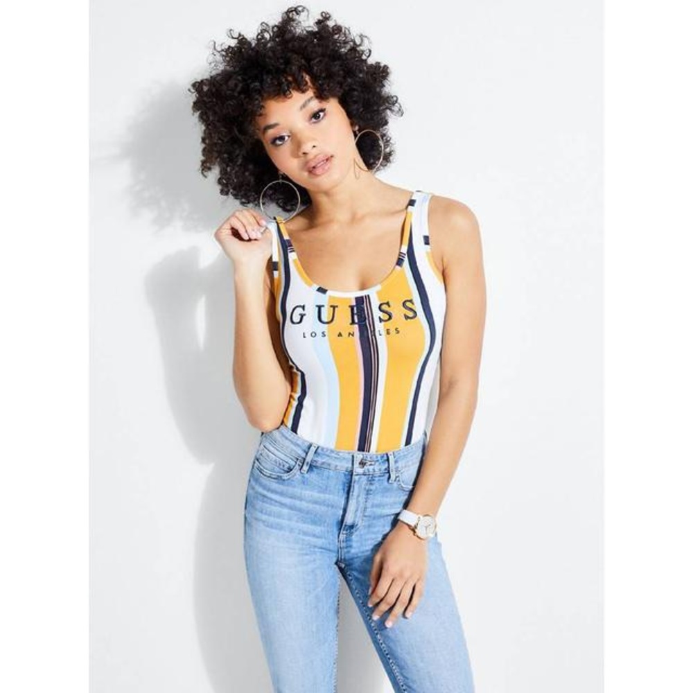 Striped guess body suit